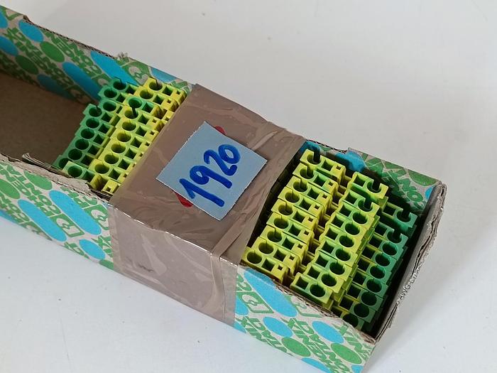 19 Stk. Schutzleiter Doppelstock Reihenklemmen, STTB 2,5-PE, Phönix neu