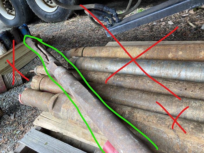 Used Cable Tool Drill String-Jar-Socket-Bit