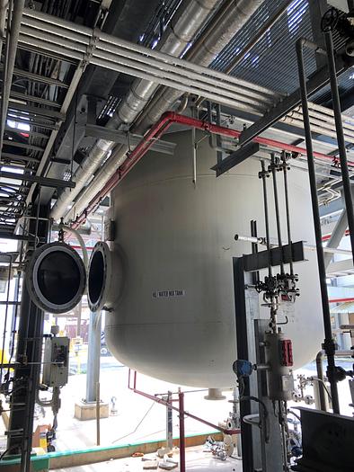 Used Used Plant Maintenance Service Corp Tank approximately 5,000 gallon 316L stainless steel vertical tank