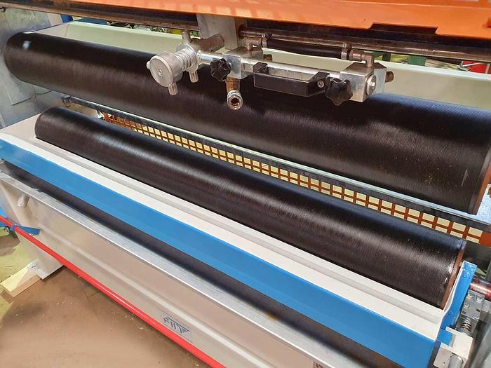 Used 2005 FIN s.r.l. Italy Glue spreader with 2 rollers Mod. SC2R-1500