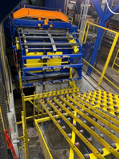 Used 500 ton Verson 180"x108" Blanking Press with Feedline