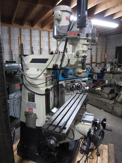 9" x 48" Bridgeport Vertical Turret Milling Machine 5608