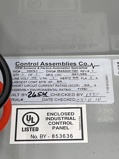 Used Control Assemblies 3EAAD3411001