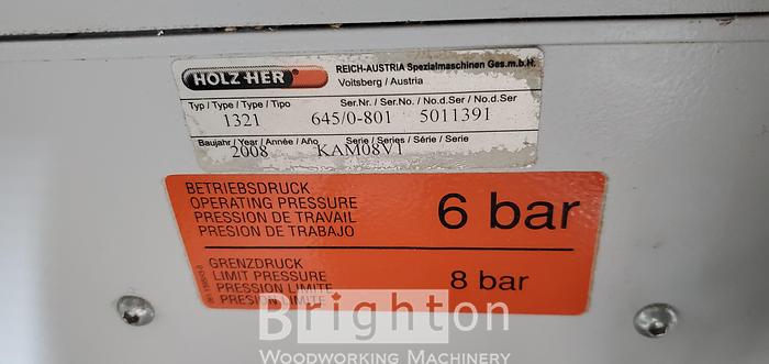 Used 2008 Holzher Sprint 1321 Edgebander c/w premilling & corner rounding