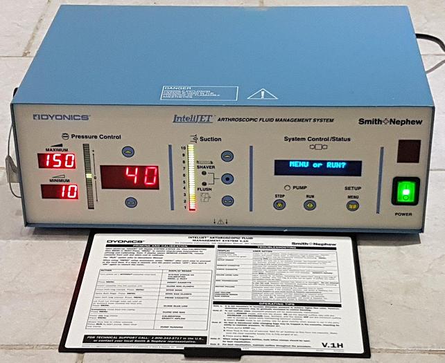 Used Smith+Nephew DYONICS InteliJET Steuergerät Arthroskopisches Managementsystem