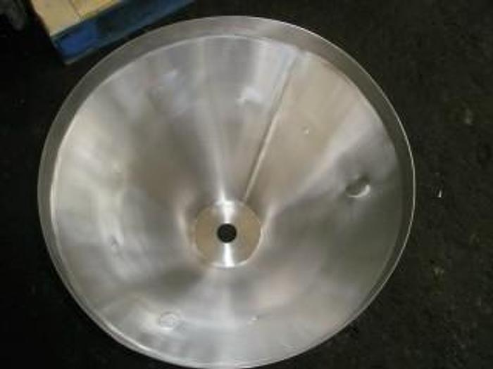 Used Hopper, 1.41 Cubic Feet, Stainless Steel, 22"X20", 10 Gallon, Transfer Pot (2) #S735025