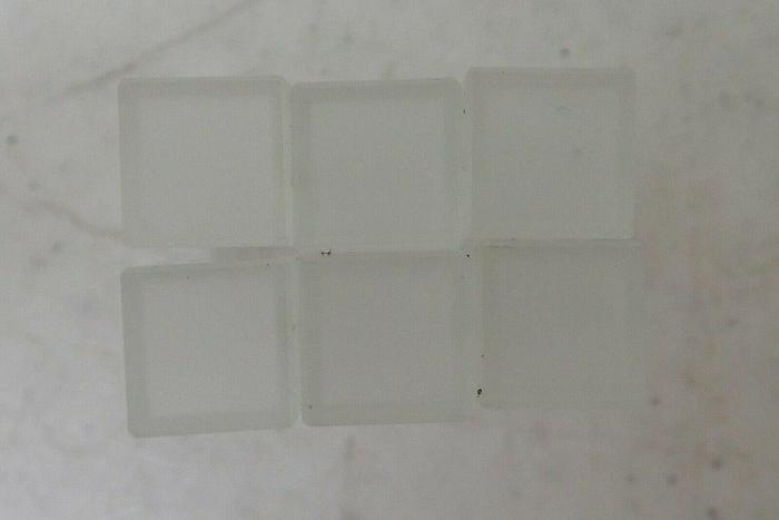 Used Beckman-Coulter PN 596492 Optical Glass Cuvettes - Set of Six 10mm