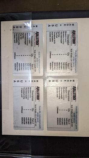 Used Rollstock Packager; Md#RI-200