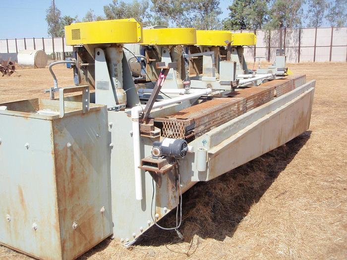 Used Flotation Cell, Bank of Four, Wemco, Size 66 Standard #C740612