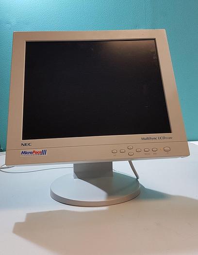 Used MicroPace NEC Flachmonitor mit Stimulus Anschlussbox und Stimulus Generator Einheit für EPS 320