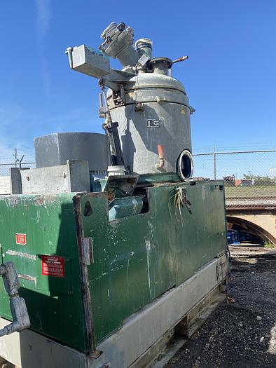 Used Littleford Model W-600 high intensity mixer with 600 liter capacity