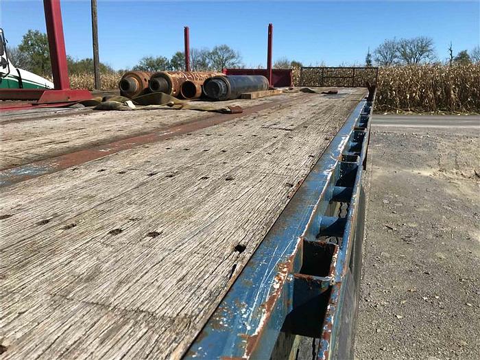 Used 2000 Fontaine Tandem-Axle Flat Bed Trailer - Blue