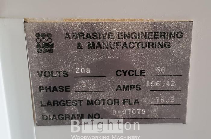 Used 1992 AEM 503-37 Widebelt Sander