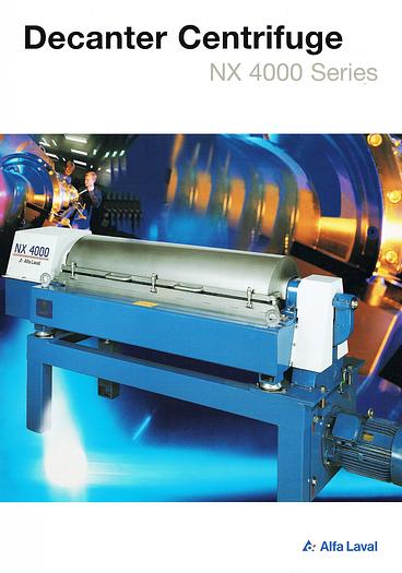 Used Alfa Laval AVNX 935B-31G (NX 4555) decanter