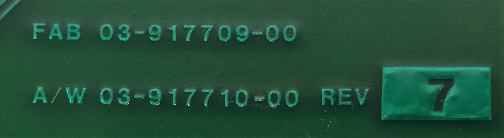 Used Varian 03-917708-00 Keyboard Display Board for Varian Star 3400 GC