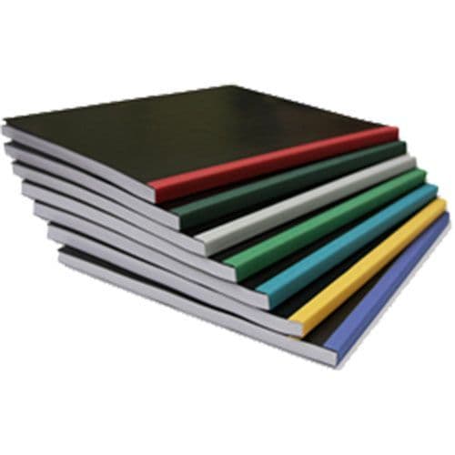 Red N430 Fastback Binding SuperStrips A4 Narrow Linen - Box (500)
