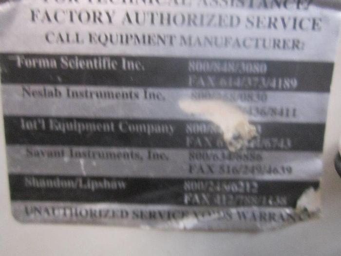 Used Lab, Refrig, Freezer, Cyro, Forma Scientific #S740150