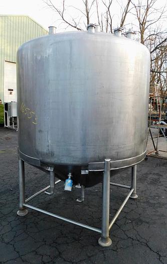 Used 1,000 GALLON CREPACO TANK - S/S - JACKETED (10072)
