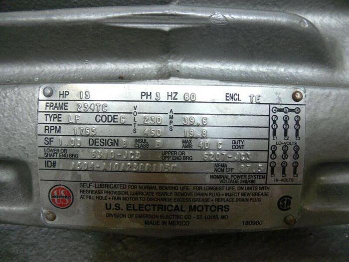 Used Teledyne Readco 6" Processor Continuous Paste Mixer w/ 15HP Motor & Controls