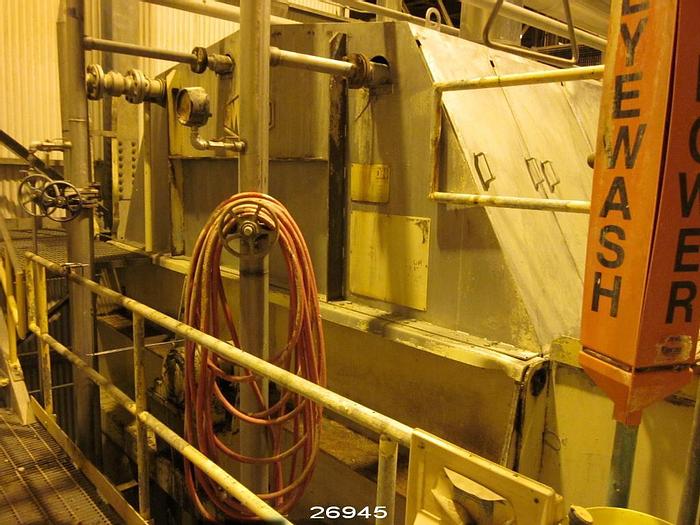 Used Impco  Impco Disc Filter, 12' Ft. Diameter By 24' Ft. Long,  20- Disc Stainless Steel Vat And Hood. #26945