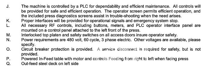 Used 2018 Ogden RFS Protech SL 3660 Radio Frequency Gluer