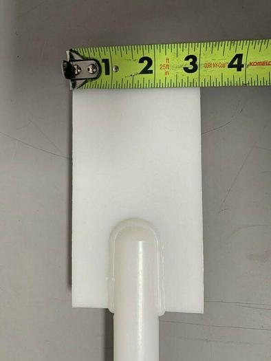 Used White 40" Polypropylene Paddle Scraper