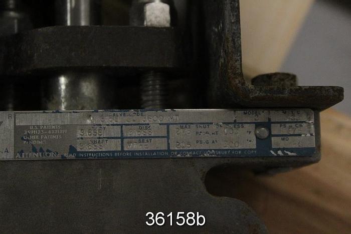 Used Jamesbury 4" Hand Operated Butterfly Valve, 815L-11-3600 MT #36158