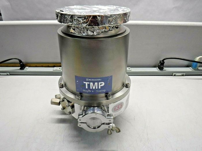 Used SHIMADZU TURBOMOLECULAR PUMP, 4500RPM TMP-303LM