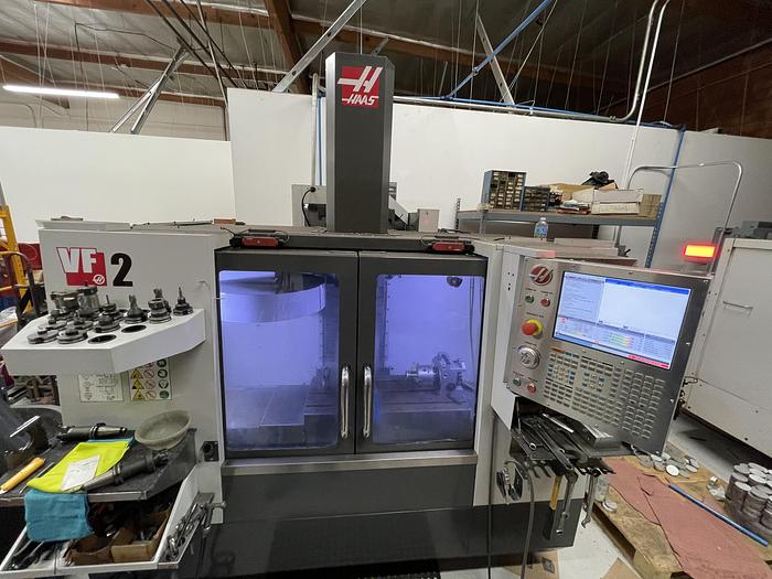 Used 2016 HAAS VF-2 4-Axis CNC Vertical Machining Center