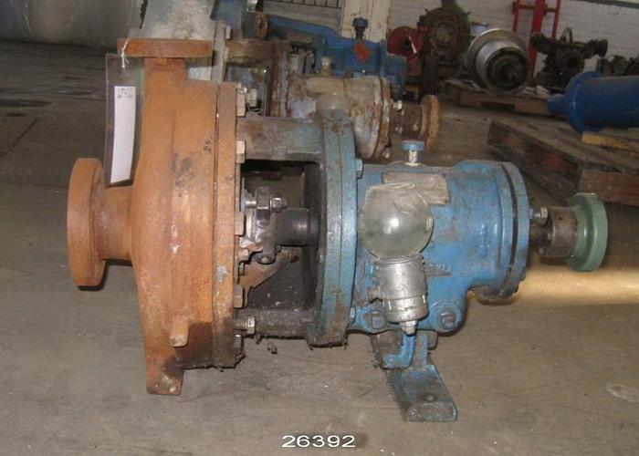 Used Goulds 3196 Pump, 1x2x10, 7.75" Diameter Impeller, Ductile Iron Casing #26392