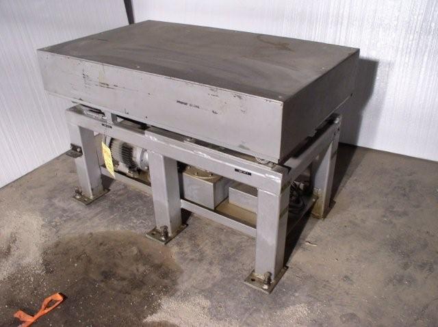 Used 2,200 lb. Altek Model 10.45.5 Hydraulic Scissor Lift; Mfg. 1995