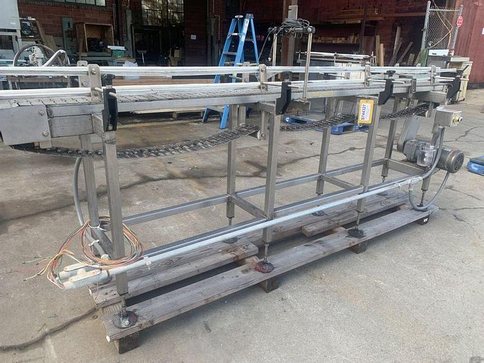 Used Conveyor, Belt, 6" x 10', S/st, 1 HP, S/st Belt #S744327