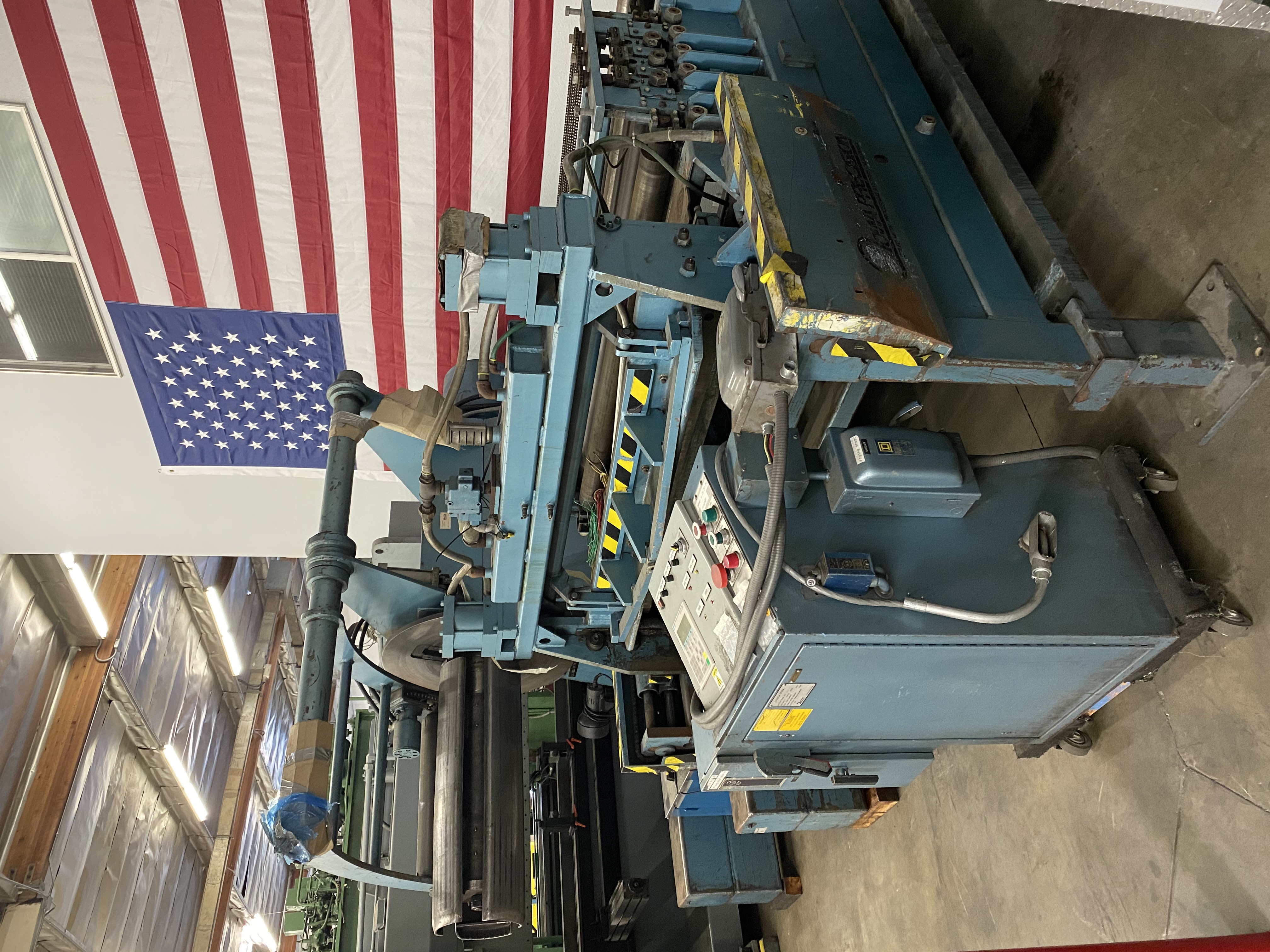 Used Iowa Precision Cut To Length Line Model CTL6016 60" x 16 ga. with Uncoiler #6007