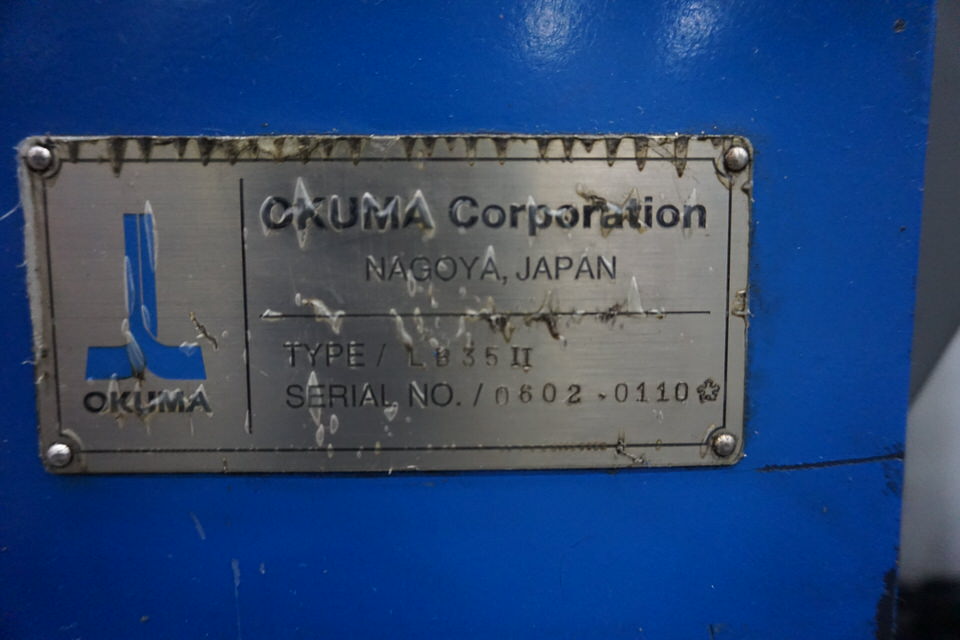 Used OKUMA LB35 CNC LATHE