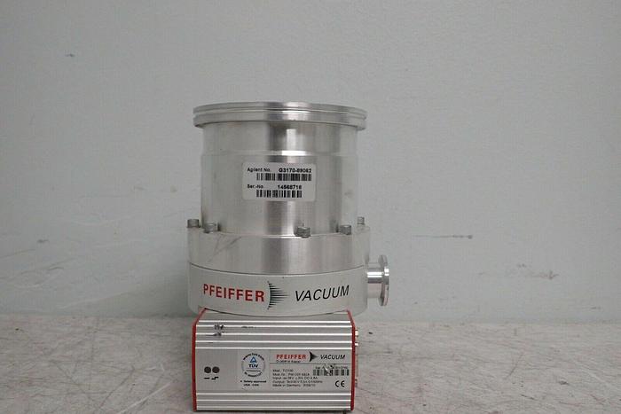 Used Pfeiffer TMH 262 X S DN 100 ISO-K 3P Vacuum Turbo Pump with Controller TC100
