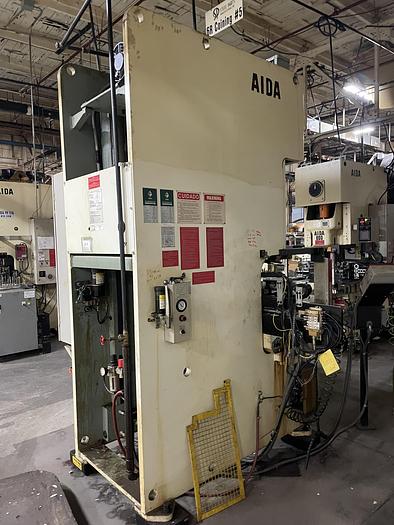 Used 121 ton AIDA single pt. Gap Frame Press