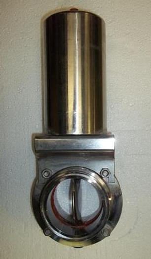 Used 3" Air Actuated Stainless Steel Butterfly Valve - Stainless Fittings Equipment