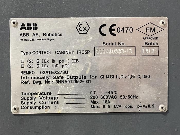 Used ABB ABB IRB 5400 #104795