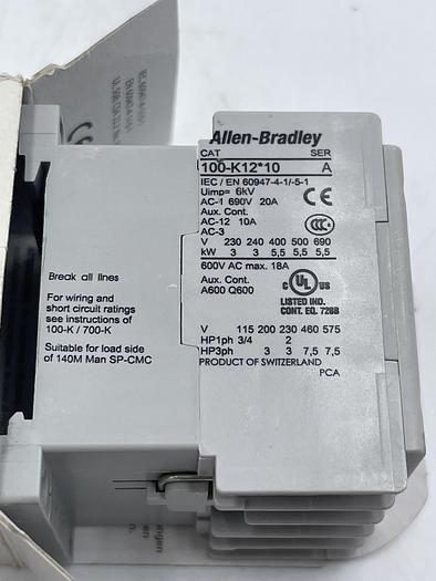 ALLEN-BRADLEY K12ZJ10 Ser A