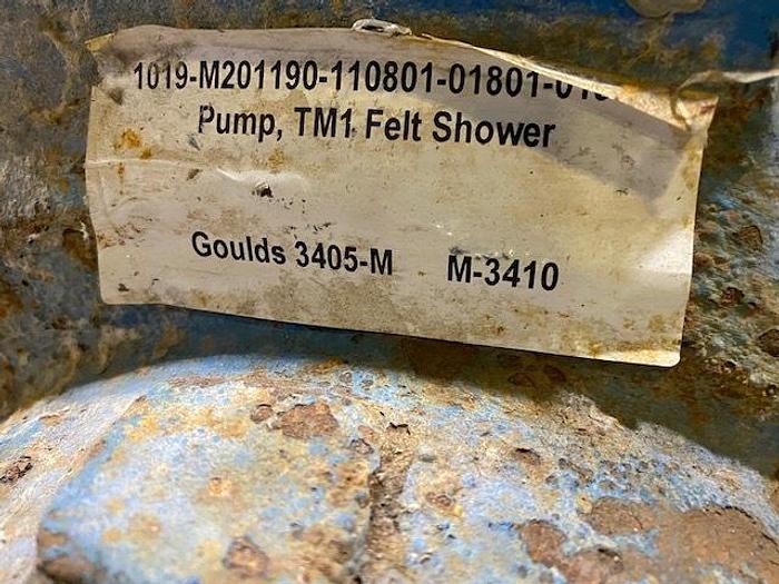 Used GOULDS MDL. 3405 M  HORIZONTAL SPLIT CASE PUMP
