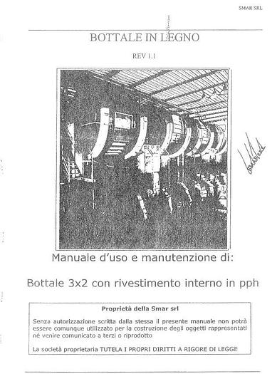Impianto Lavaggio pelli -( n.2 ) Bottale, SMAR
