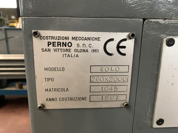 Usato Tornio Parallelo PERNO EOLO 260 X 2000