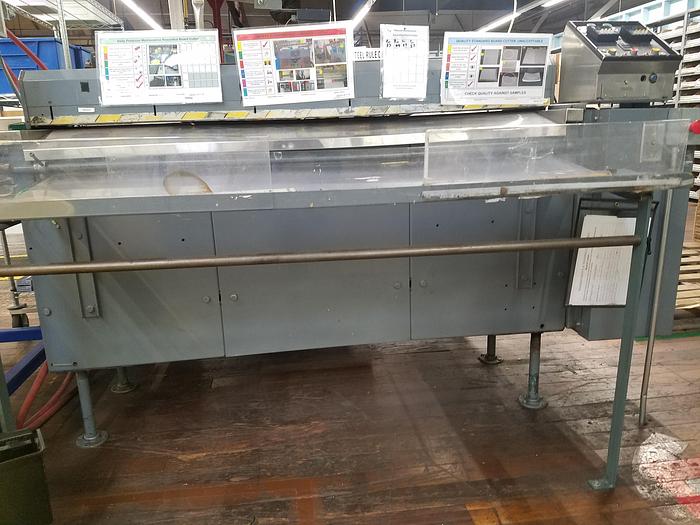 Used 60" Rosenthal Sheeter Die cutting Machine Cardboard Fast Production Shear Sheets