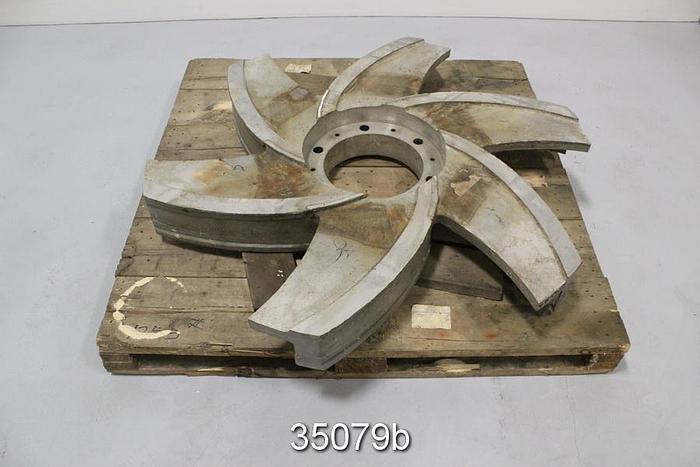 Used Voith D21 Hog Rotor, 54" Diameter, 6 Blade, RH #35079