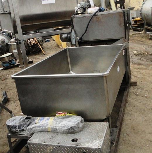 Used Pump, Dough, Twin Screw, S/st, Topos, Auger, Hopper, U20 #S741577