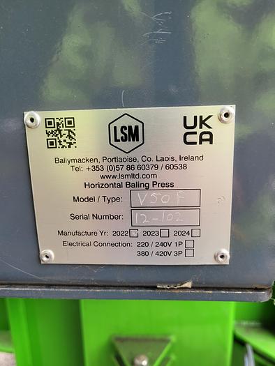 Used 2022 LSM New V50 Hydraulic