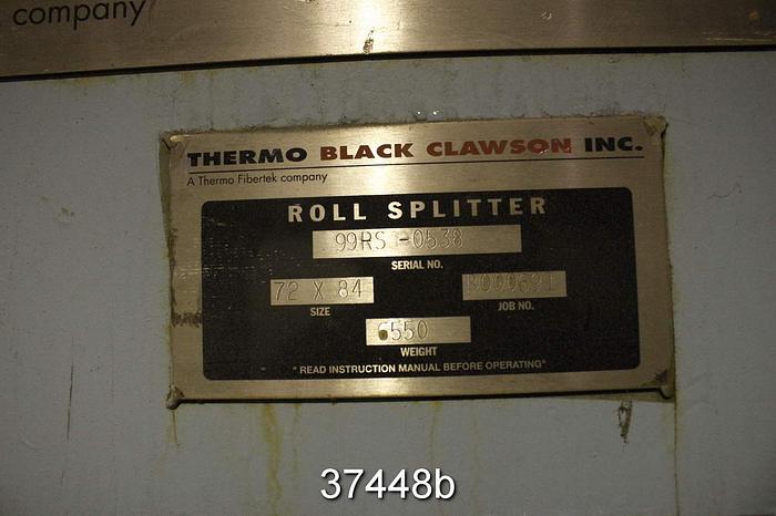 Used Black Clawson 72x84 Thermo Black Clawson Roll #37448