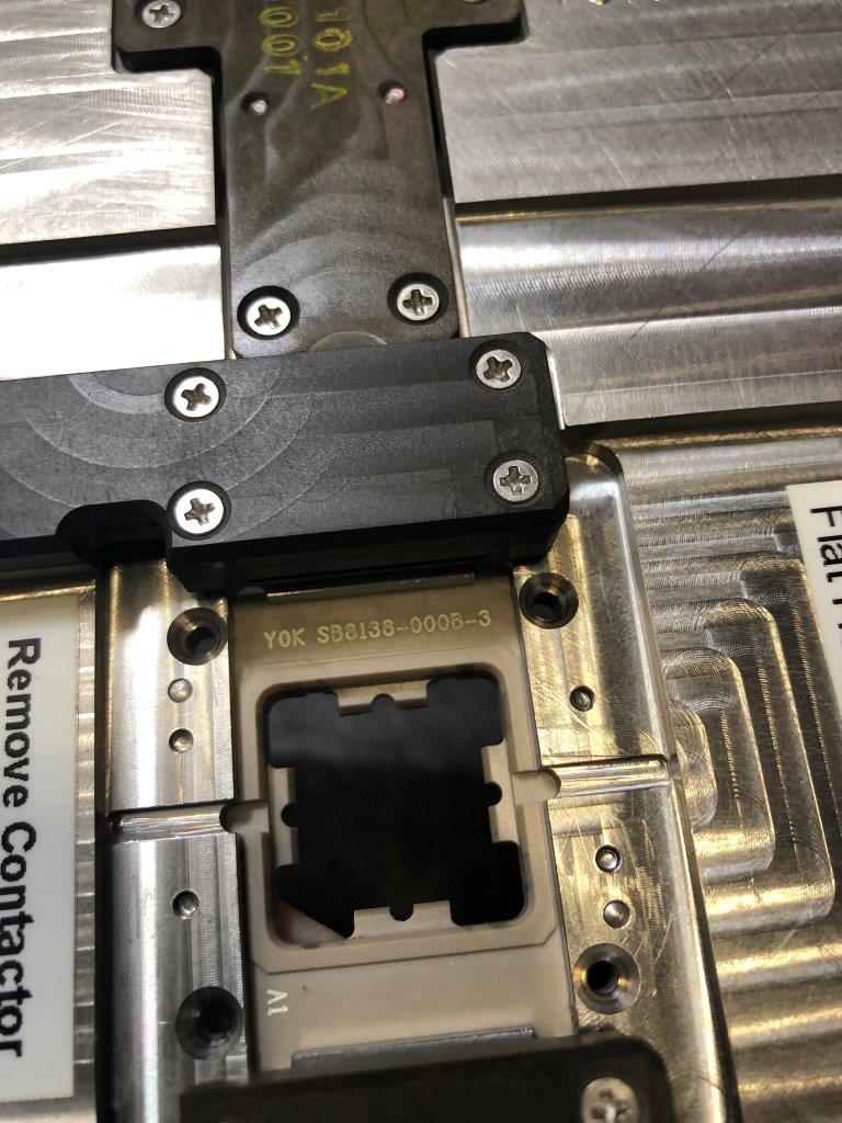 Used Delta Edge DE8000 S-FPB 361 CSBGA 16x16x1.40 Test Handler Kit