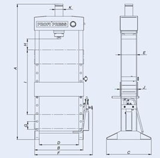 RHTC 15 ton HF2 with fixed cylinder