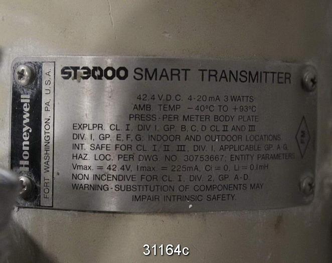 Used Honeywell ST3000 Differential Pressure Transmitter #31164